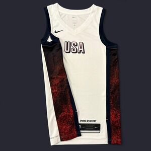 XXXL Nike Team USA Basketball Home Jersey Sparks Of Destiny - Paris Olympic Gold